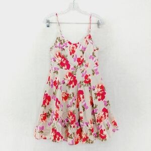 Old Navy Womens Sundress Floral Rayon Strappy Flowy Summer Dress P4698